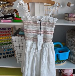 Nwt designer smocked sun dress